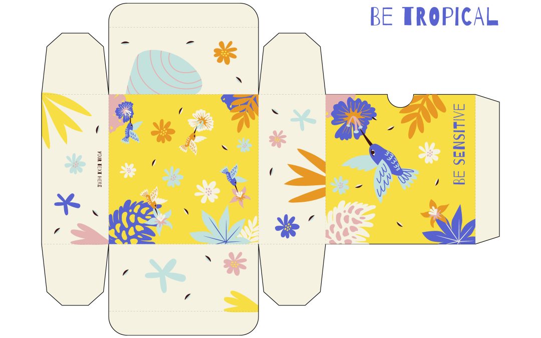 Packaging Box Design Layout untuk Kemasan Produk Anda