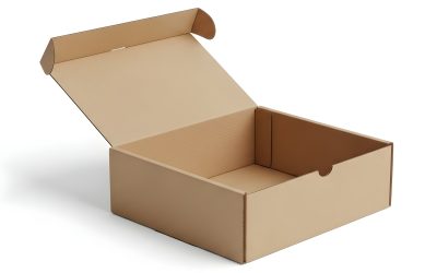 Tuck End Mailer Box Packaging Dieline untuk Desain Kemasan