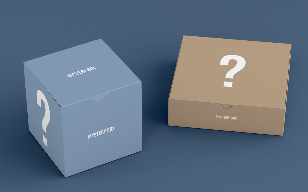 Blind Box Packaging Mockup Visualisasi Kemasan yang Realistis